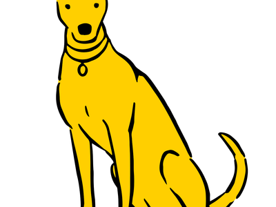 Illustration of a Lurcher