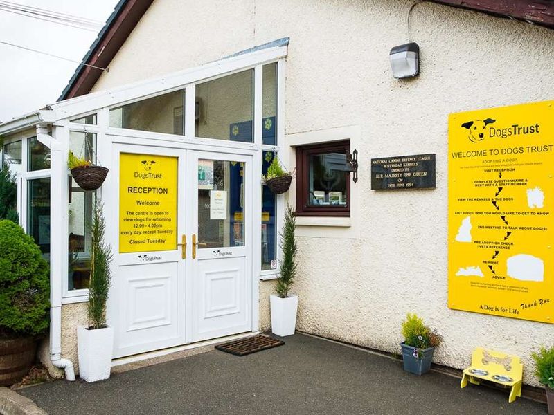 West Calder Rehoming Centre exterior at reception